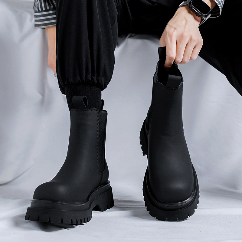 2026 Platform Black High Top B - Chelsea Boots Suede 评论和价格