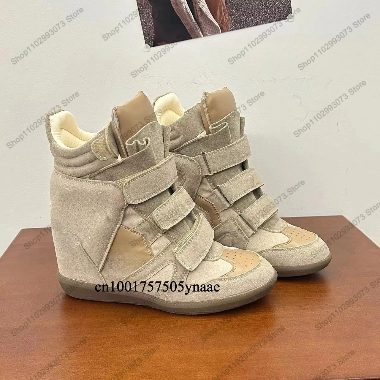 Women Hidden Wedge Heel High‑T - Casual Sneaker Low 评论和价格