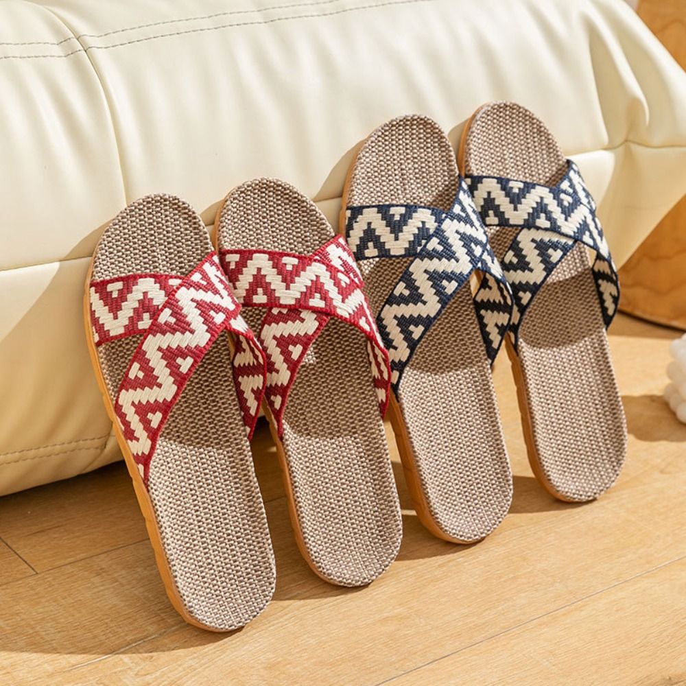 Fashion Ethnic Style Linen Cro - Men Shoes Style 评论和价格